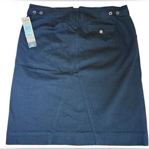NEW Lauren Ralph Lauren Womens Sahara Black Denim Jean Skirt 🖤 Size 16 Plus Size
